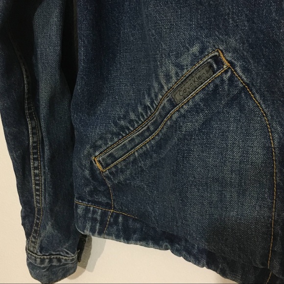 Calvin Klein Denim Jean Jacket Medium - Picture 4 of 8